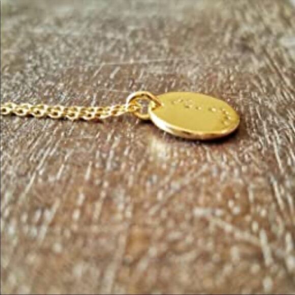 Pisces Zodiac Sign Disc Constellation Necklace - Picture 4 of 16
